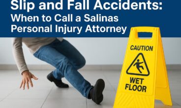 Slip and Fall Accidents: When to Call a Salinas Personal Injury Attorney